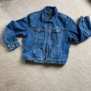 Eddie Bauer women’s large denim jacket